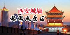 淫喷水中国陕西-西安城墙旅游风景区